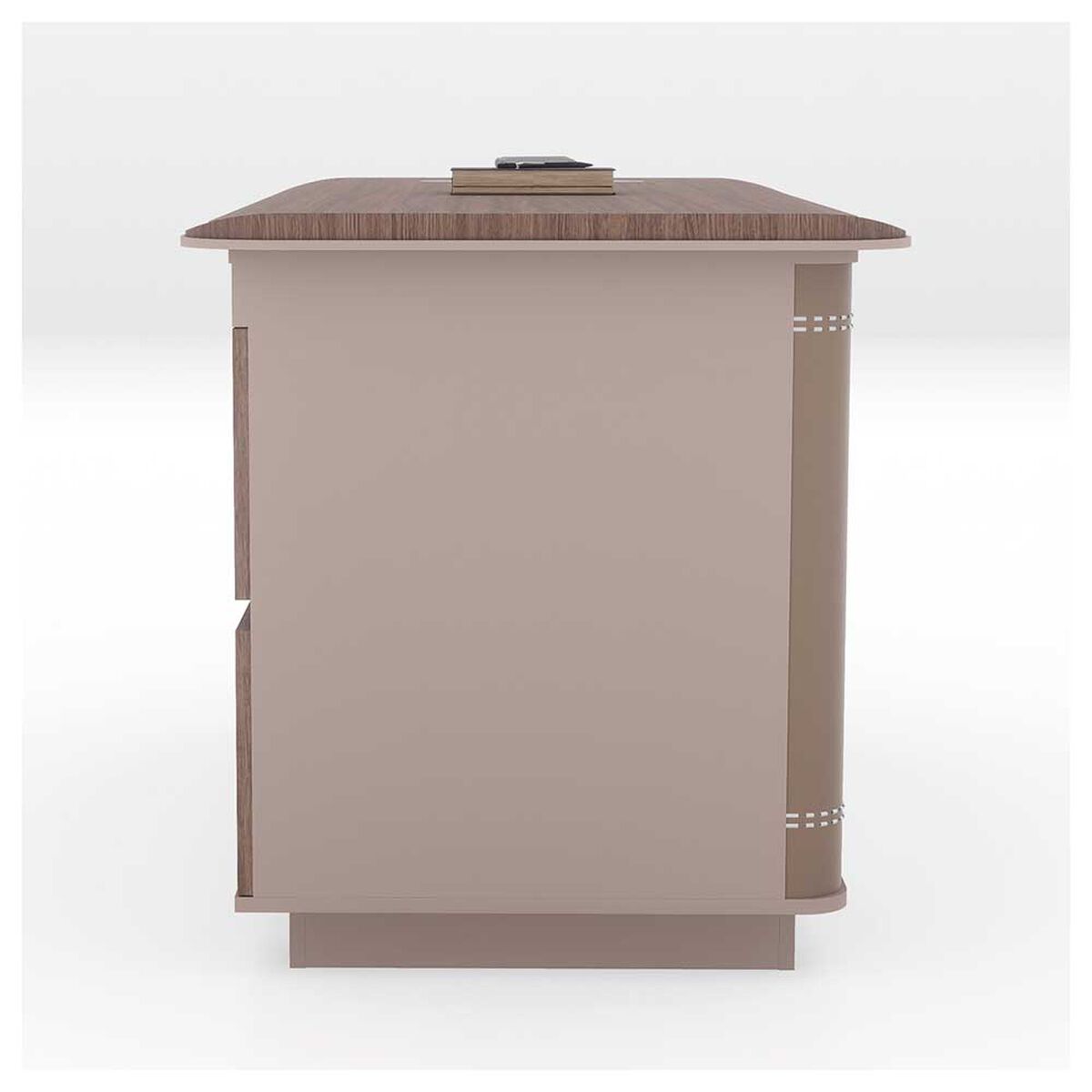 Escritorio Rodler Concord Caf&eacute; Claro-Beige