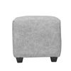 Juego de Living Innovamuebles Kahlo Sofá 3 Cuerpos + Dos Pouf 1 Cuerpo Gris