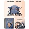 Coche Deluxe con Silla Nido y Accesorios Negro Lubabycas