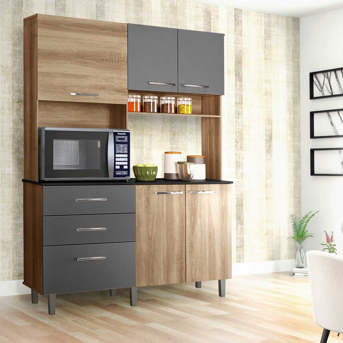 Mueble de Cocina Onessta Acacia 3 Cajones