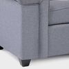 Juegos de Living Mons Sicilia Sofá 2 Cuerpos + Dos Sillones 1 Cuerpo Gris