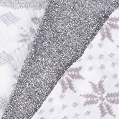 Imagen 2 del producto Pack 3 Calcetines Mujer Icono Gris