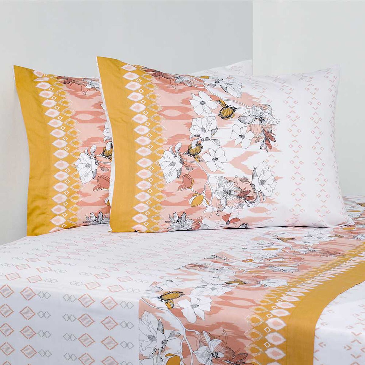 Juego de Sábanas Estampado Cannon 200 Hilos King Rosset