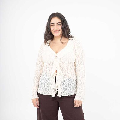 Blusa Manga Larga Mujer Extralindas