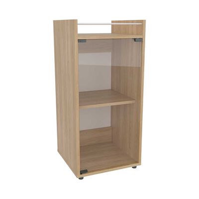 TUHOME BAR BAJO THEBA 1 PUERTA VIDRIO 81,3X38,1X37,6 CM FRESNO