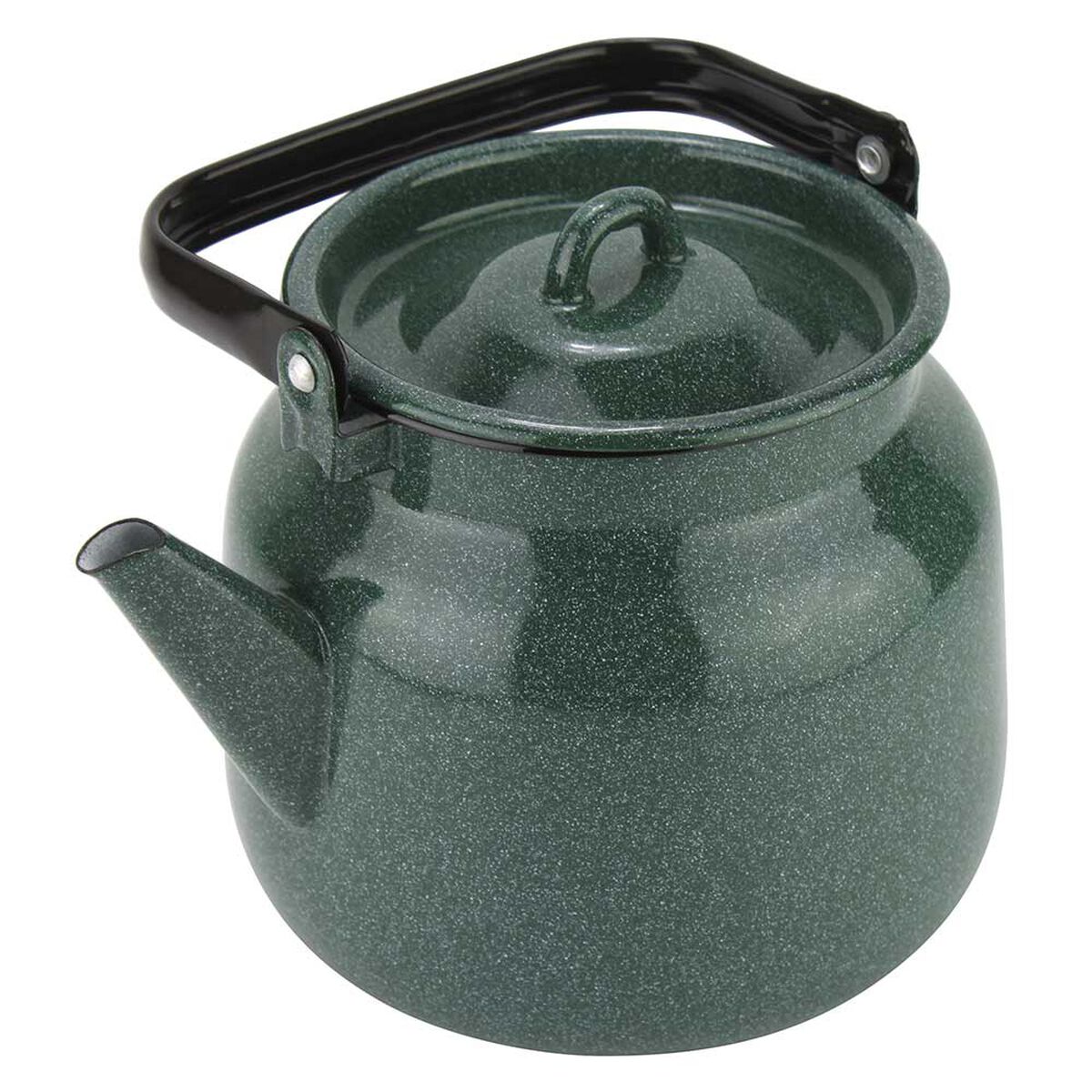 Tetera de Acero Vitrificado Fantuzzi Fundo Verde 3,5 lt