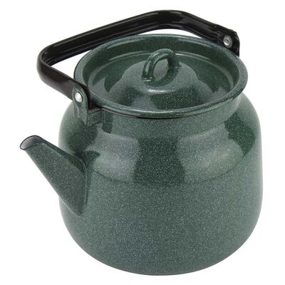 Imagen 2 del producto Tetera de Acero Vitrificado Fantuzzi Fundo Verde 3,5 lt