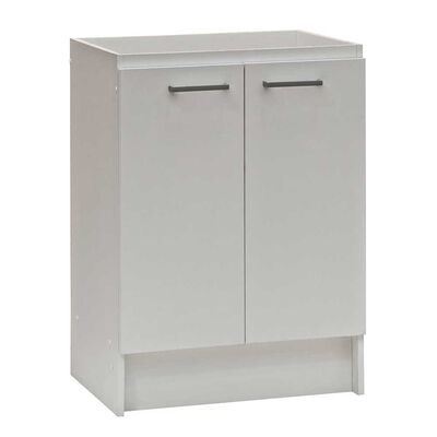 Mueble Base para Lavaplatos Mobikit Mediano 2 Puertas Blanco