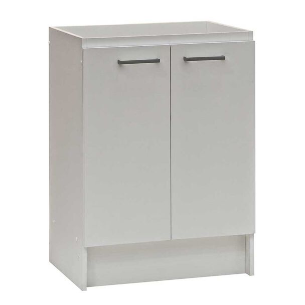 Mueble Base para Lavaplatos Mobikit Mediano 2 Puertas Blanco