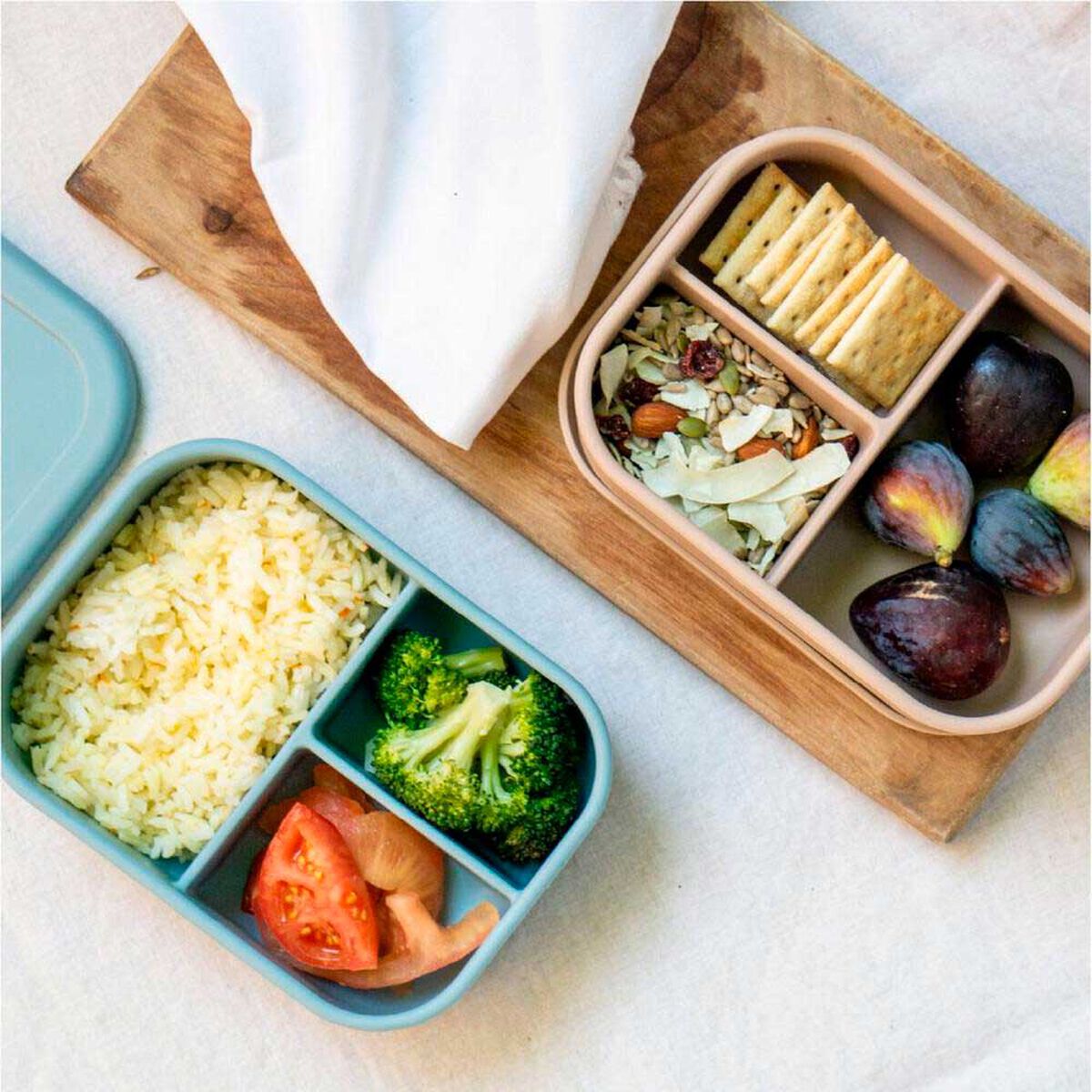 Contenedor Pl&aacute;stico Simplit Bento Az&uacute;l