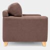 Sof&aacute; Almore Niza Tela 2 Cuerpos Caf&eacute;