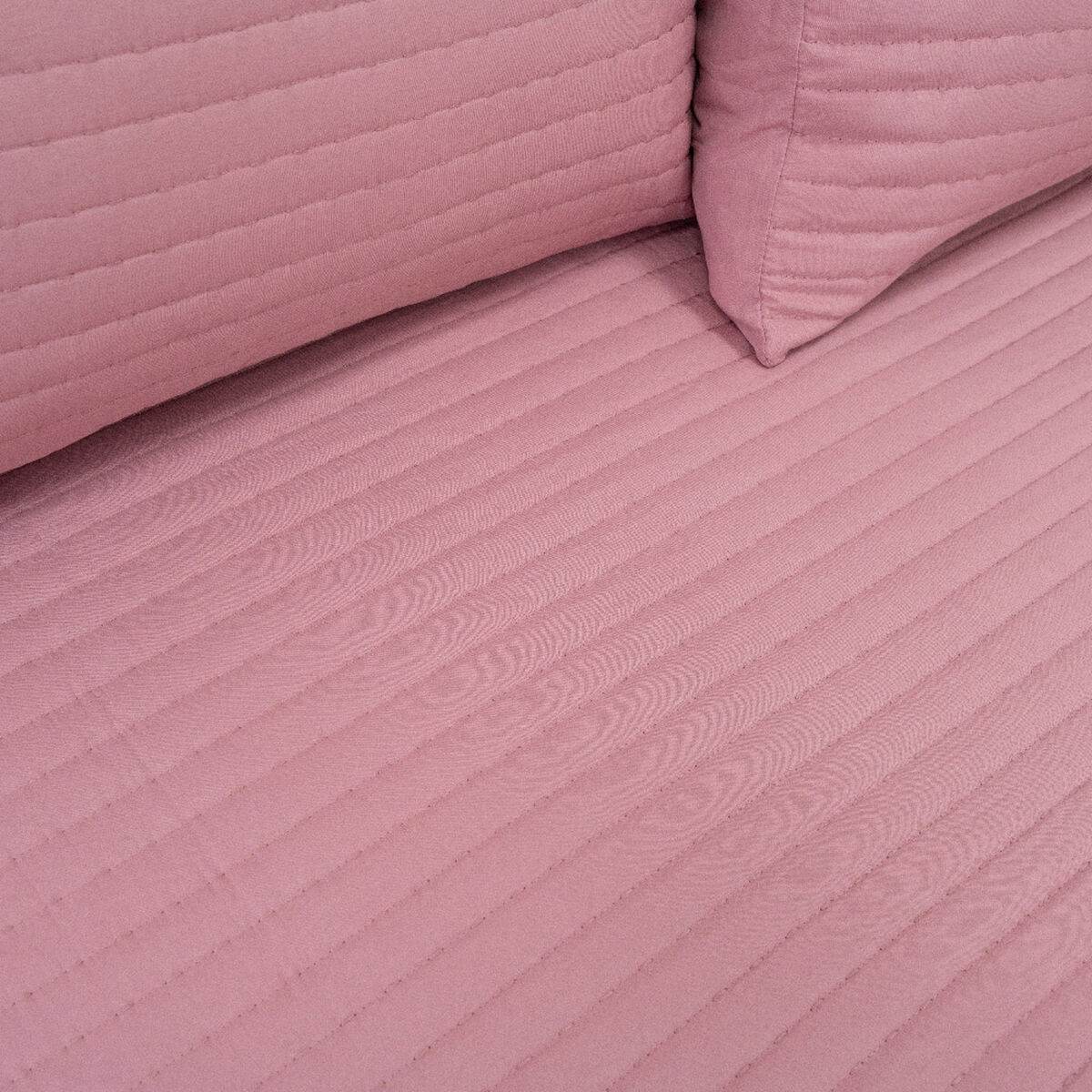 Quilt Doral 2 Plazas Lumi Marne Rosa Viejo