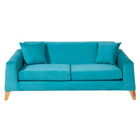 Sofá Barra Design Finland 3 Cuerpos Turquesa