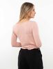 Polera Botones Crop Manga Larga Mujer Icono
