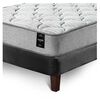 Cama Europea Latam Home 1,5 Plazas Cannon Negro