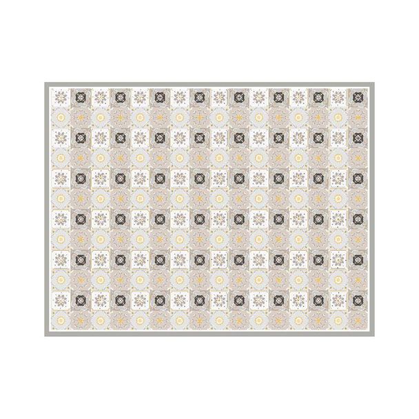 Alfombra Davanti Baldosa Clasica Amarilla 140 x180 Baldosa Clasica Amarilla
