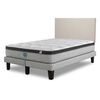 Cama Europea Simmons 2 Plazas Dreamer Plazasus Box + Respaldo Praga Arena