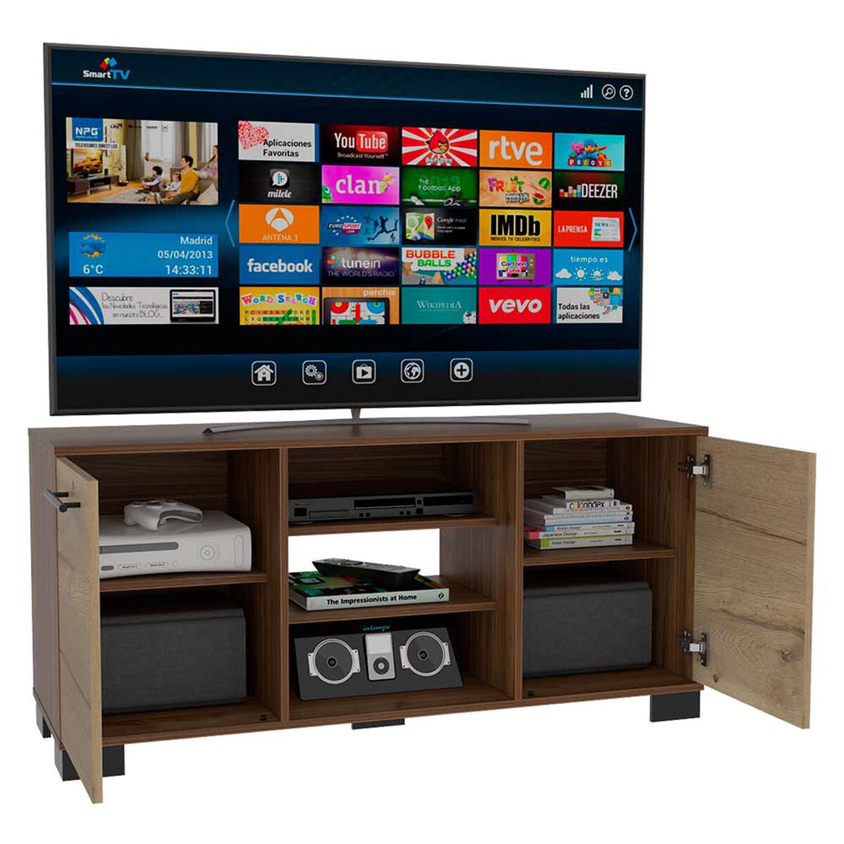 Rack TV 50"Marsella Gales