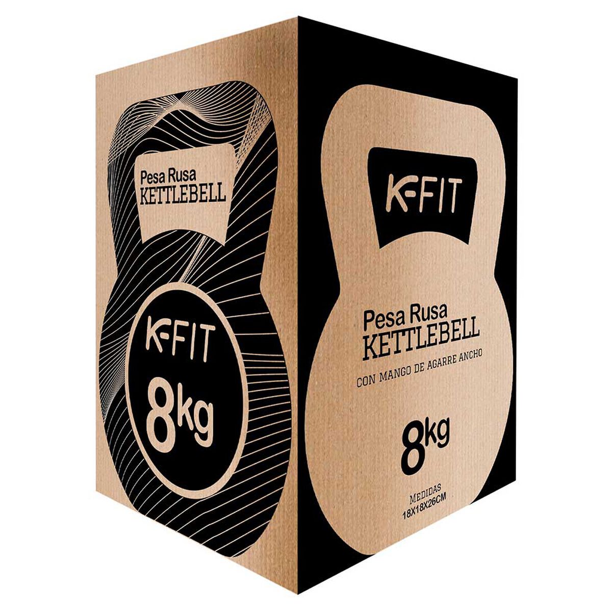 Pesa Rusa Kettlebell 8kg K-fit