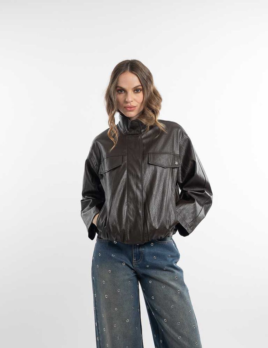 Chaqueta Ecocuero Mujer Soviet