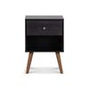 Velador CIC Munich Gales 1 Cajón Negro