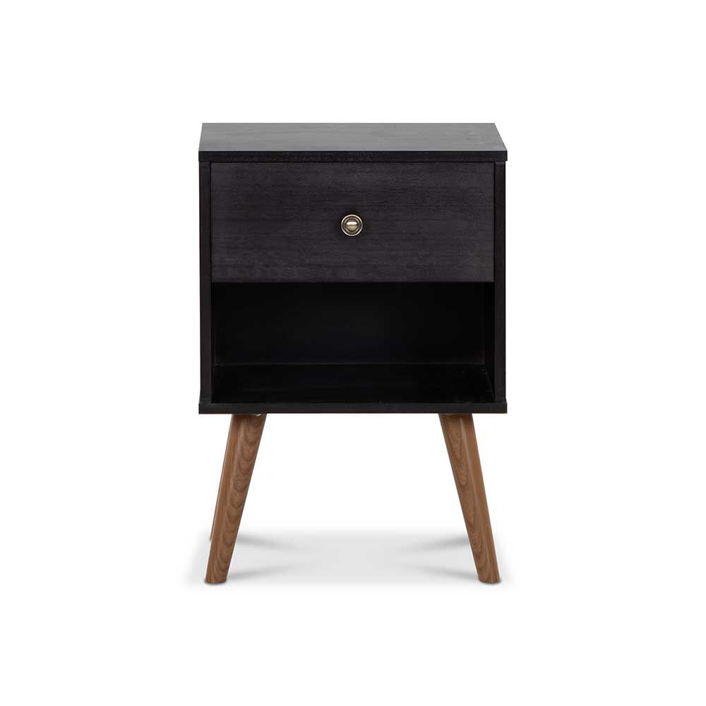 Velador CIC Munich Gales 1 Cajón Negro