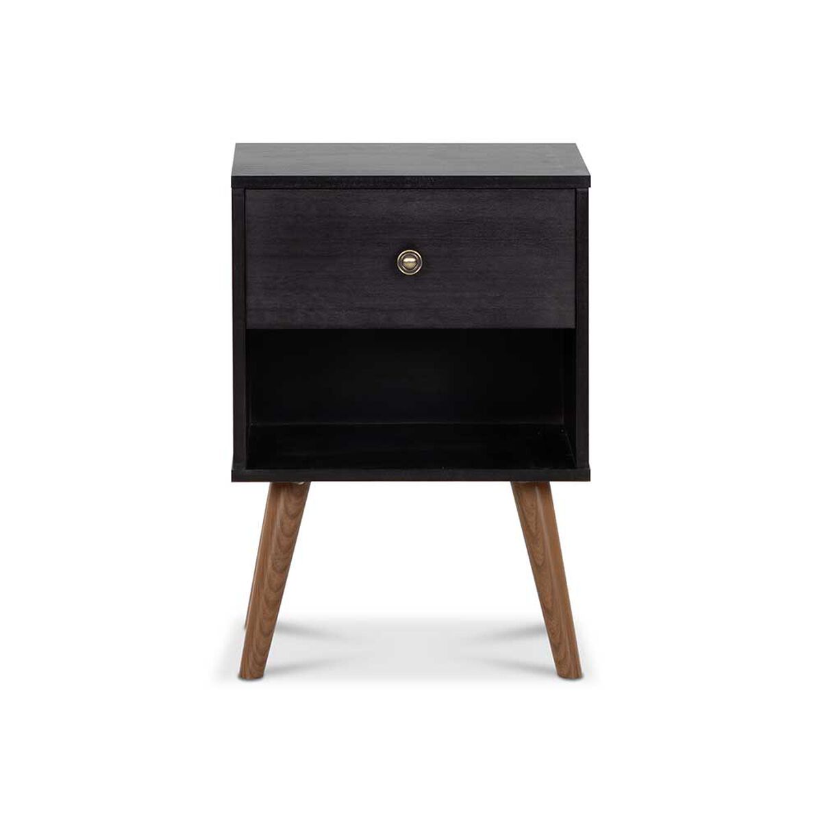 Velador CIC Munich Gales 1 Cajón Negro