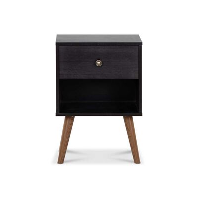 Velador CIC Munich Gales 1 Cajón Negro