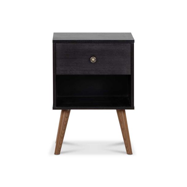 Velador CIC Munich Gales 1 Cajón Negro