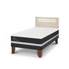 Cama Europea CIC 1,5 Plazas Ortopedic + Respaldo Munich Alpino