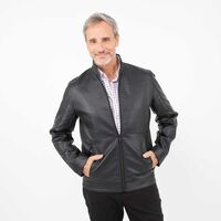 Chaqueta Ecocuero Hombre Portman Club Negro