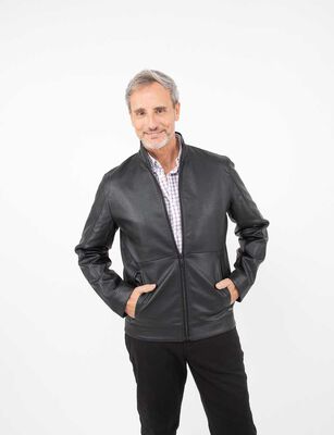 Imagen 1 del producto Chaqueta Ecocuero Hombre Portman Club Negro