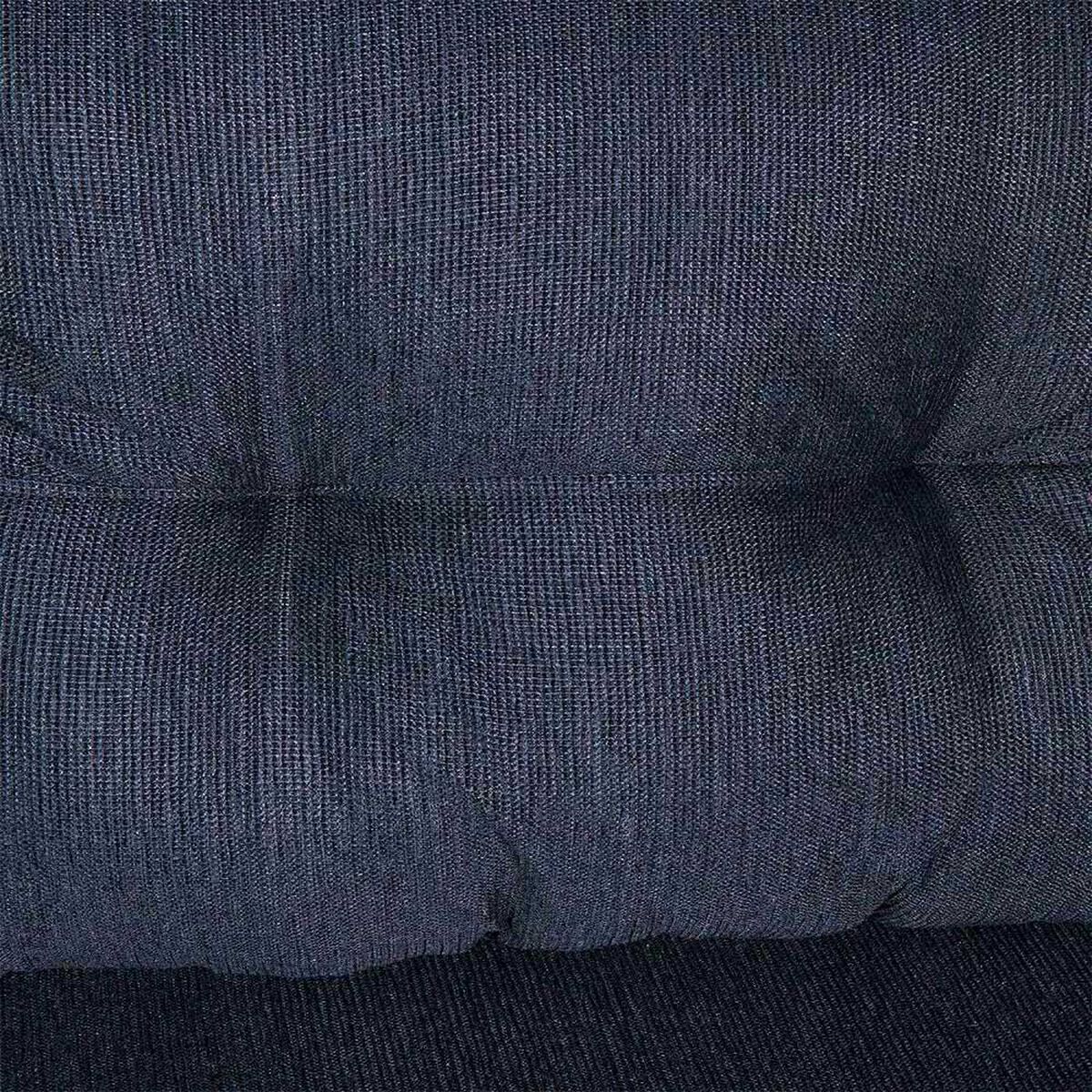 Sof&aacute; Seccional Modular Kea Liverpool 5 Cuerpos PU Tela Negro Gris