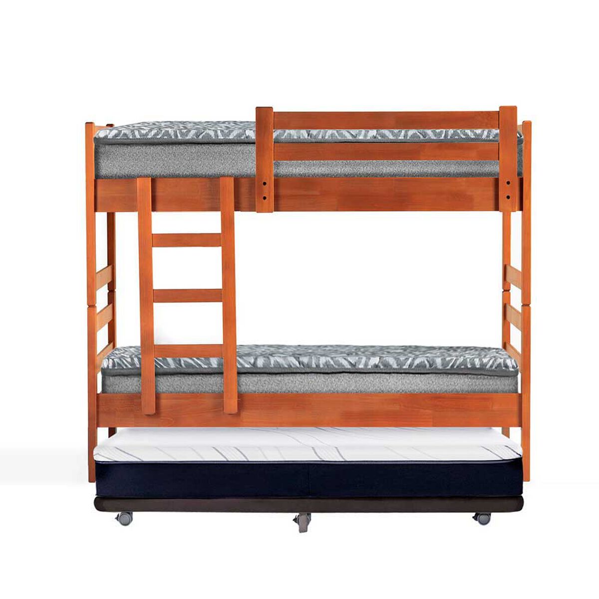 Camarote Triple Latam Home 1 Plaza Zen + Colchón Urban Negro