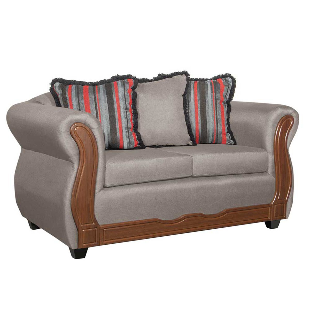 Juego de Living Black Factory Sofia 4 Cuerpos Beige