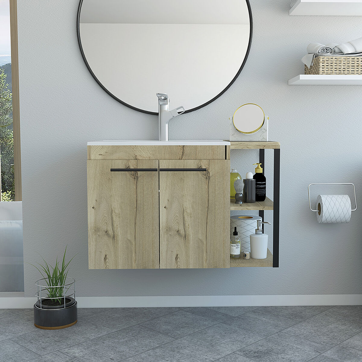 Mueble Lavamanos Khari Flotante TuHome Duna