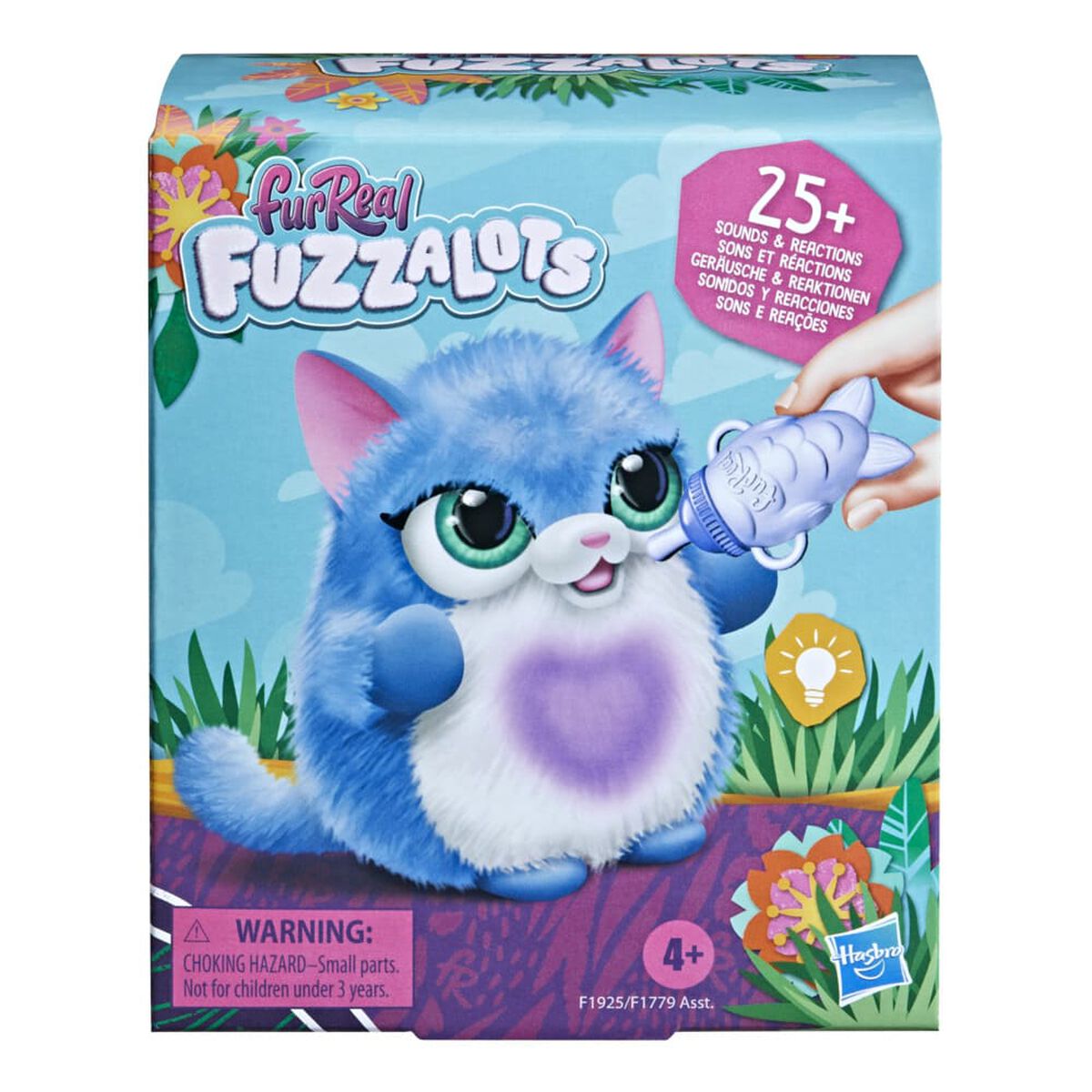 Peluche Furreal Fuzzalots Gato Azul
