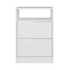 Velador VekkaHome Sole 2 Cajones Blanco
