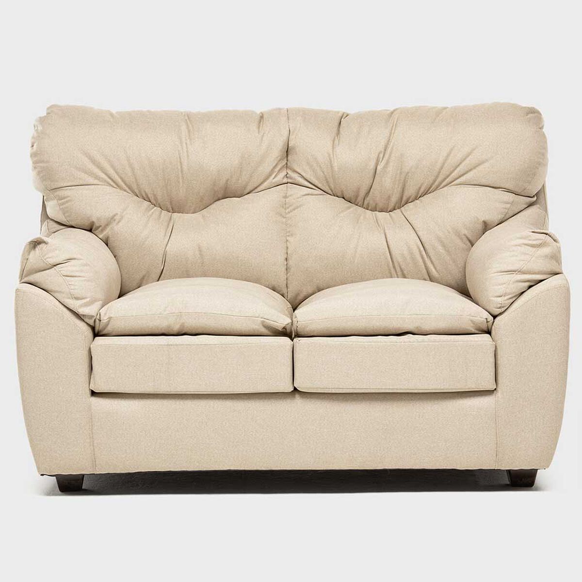 Juego de Living Almore Belén Sofá 3 Cuerpos + Dos Sillones 1 Cuerpo Beige