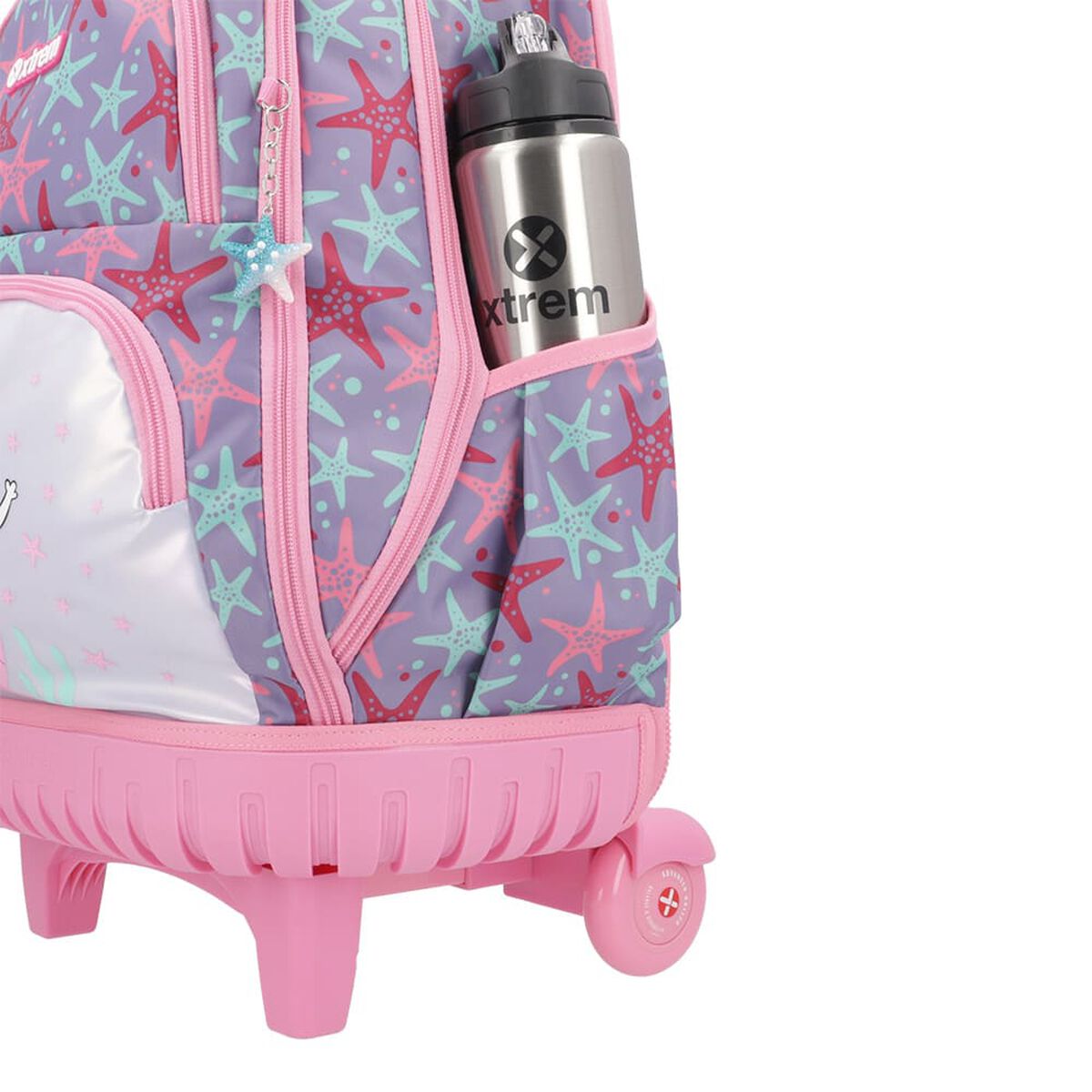 Mochila Con Ruedas Niña Cross 2.0 Morado L Xtrem