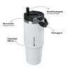 Travel Mug Lhotse Travel Mug Blanco 900 ml