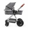 Coche de Paseo Veo 2 en 1 Gris Kinderkraft