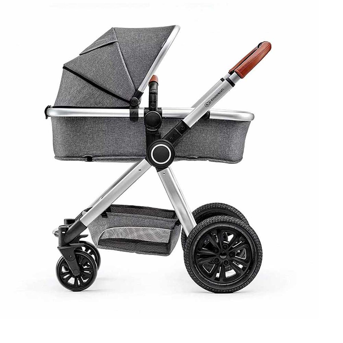Coche de Paseo Veo 2 en 1 Gris Kinderkraft