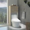 Optimizador Baño Bath 300 2 Puertas Rovere-Blanco