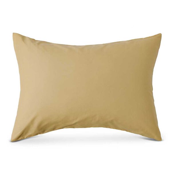 Funda de Almohada Elements & Co Liso 52 x 91 cm Tostado