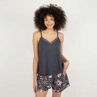 Conjunto Pijama Mujer Zibel Grafito, Rosado