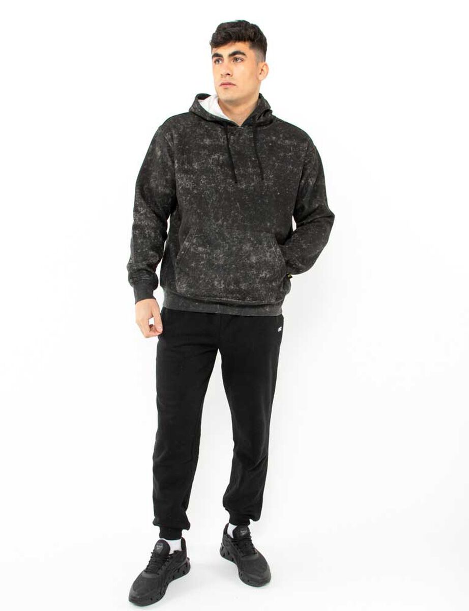 Polerón Deportivo Algodón Hombre Black County