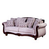 Sof&aacute; Tela Soft Velvet Latam Home Catania 3 Cuerpos