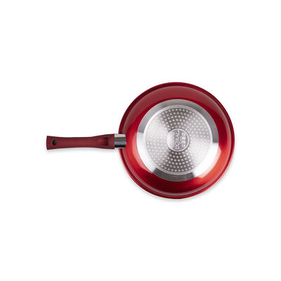 Imagen 2 del producto Sartén Acero Inoxidable Doral Montecarlo 24 cm Rojo