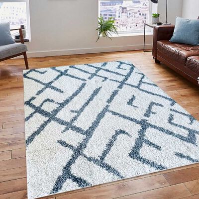 Imagen 2 del producto Alfombra Shaggy Idetex Gardenia Snow 150 x 200 cm